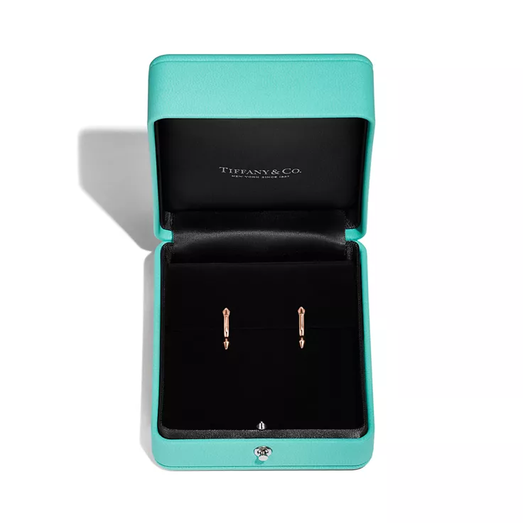 Collezione Tiffany Titan by Pharrell Williams:Orecchini piccoli in oro rosa, 6