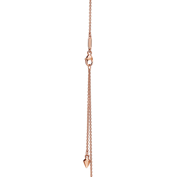 Tiffany Titan by Pharrell Williams:East West Pendant in Rose Gold with Diamonds image number 5