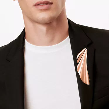 Collezione Elsa Peretti&reg;:Orecchini High Tide in oro rosa, 2