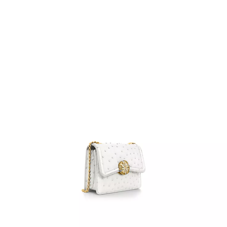 Jean Schlumberger by Tiffany:Sac épaule Ribbons en cuir d’autruche. Small., 1