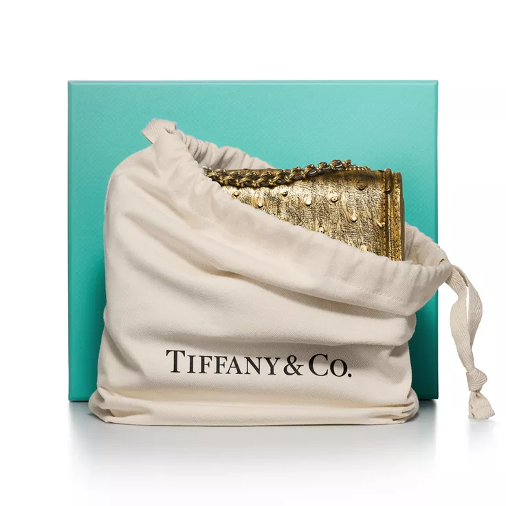 Jean Schlumberger by Tiffany:Kleine Ribbons Schultertasche aus Straußenleder, 4