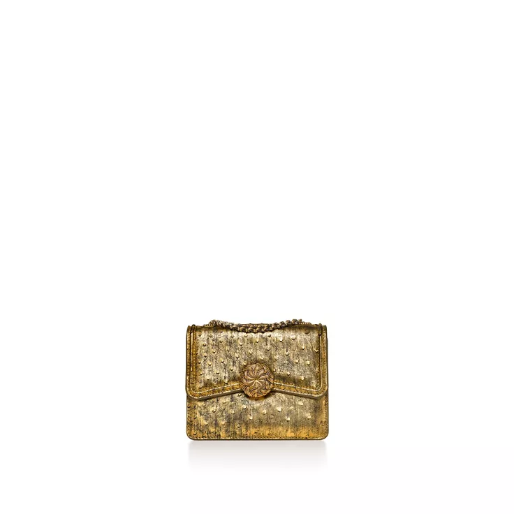 Jean Schlumberger by Tiffany:Small Ribbons Shoulder Bag in Ostrich Leather, 5