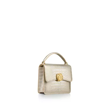 Jean Schlumberger by Tiffany:Medium Ribbons Top Handle Bag in Alligator Leather, 2