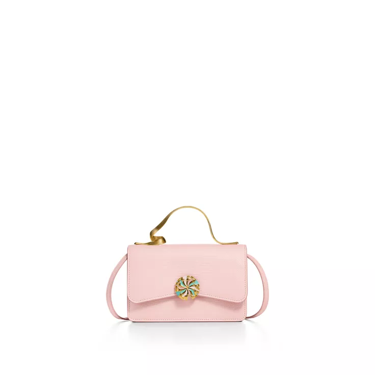 Jean Schlumberger by Tiffany:Ribbons Top Handle Bag in Lizard Leather, 5