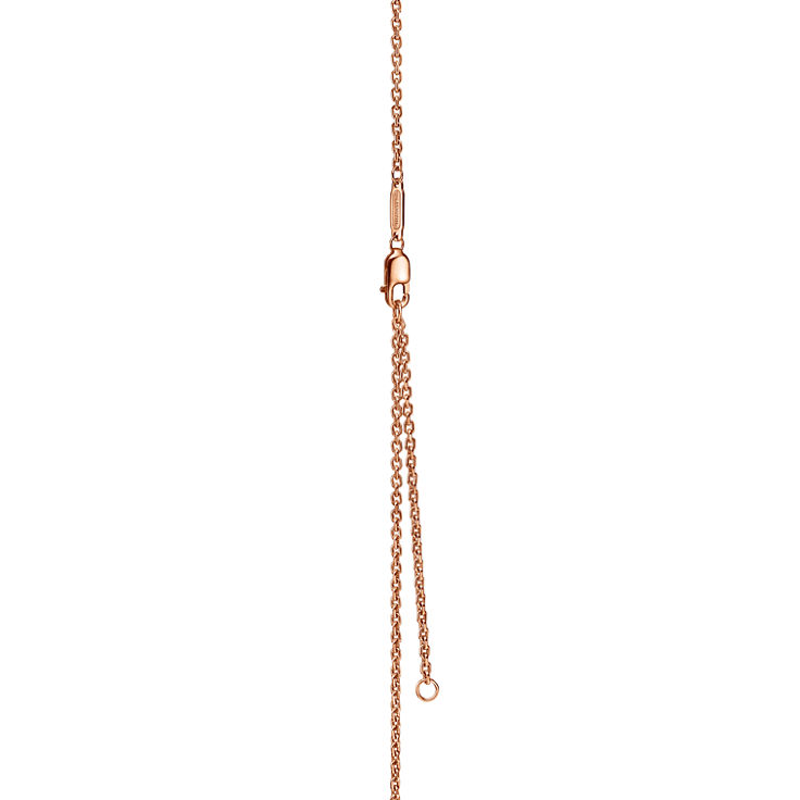 Tiffany Lock:Pendentif en or rose et saphir rose, Small numéro dimage {1}