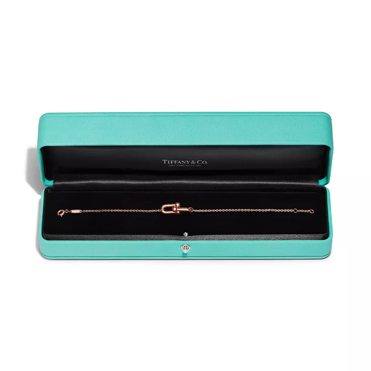 Tiffany HardWear:Double Link Bracelet in Rose Gold, 4