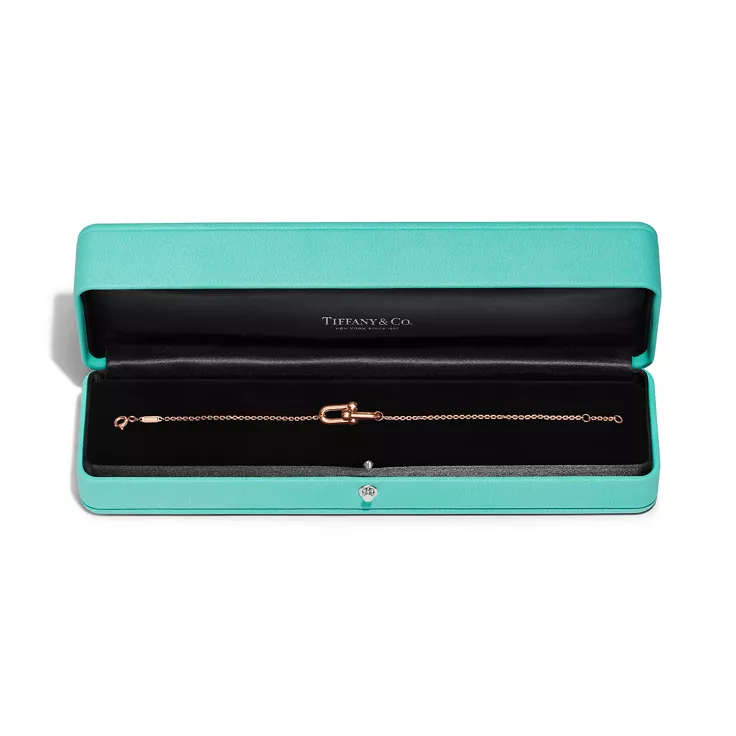 Tiffany HardWear:Bracelet à maillons doubles en or rose 18 carats, 4