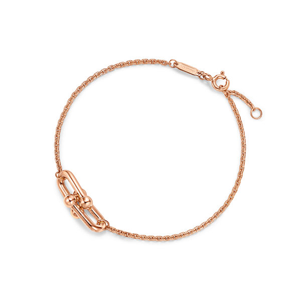 Tiffany HardWear:Bracelet à maillons doubles en or rose 18 carats