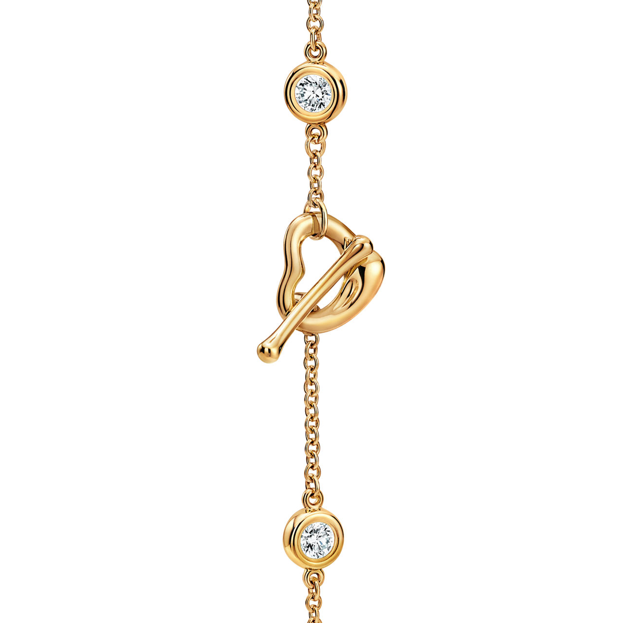Elsa Peretti®:Bracelet Open Heart en or jaune 18 carats numéro dimage {1}