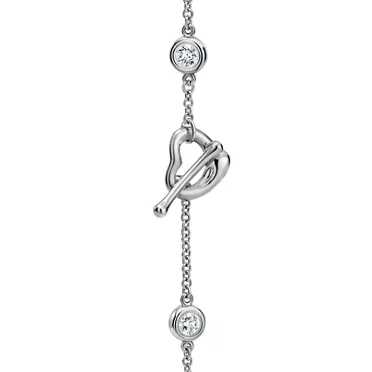 Elsa Peretti®:Open Heart Bracelet in Platinum, 3
