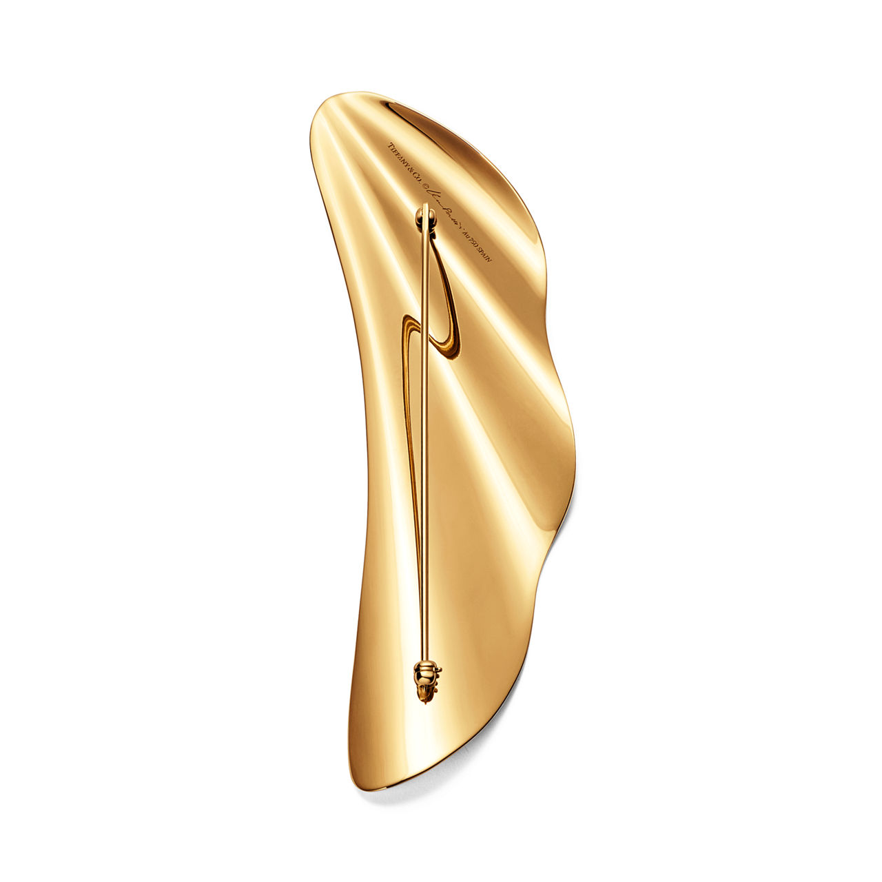 Elsa Peretti®:Broche High Tide en or jaune 18 carats numéro dimage {1}