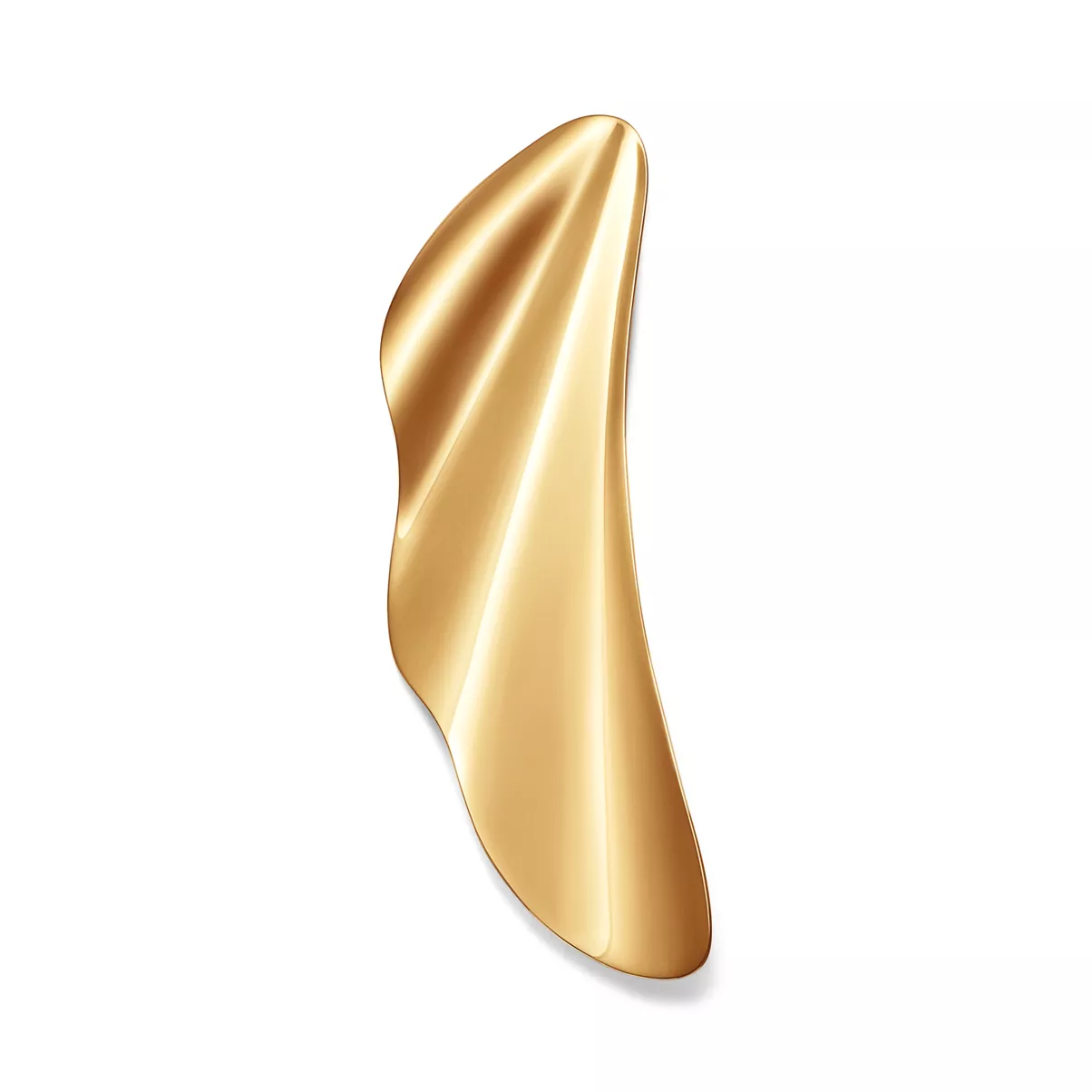 High Tide Brooch in Yellow Gold