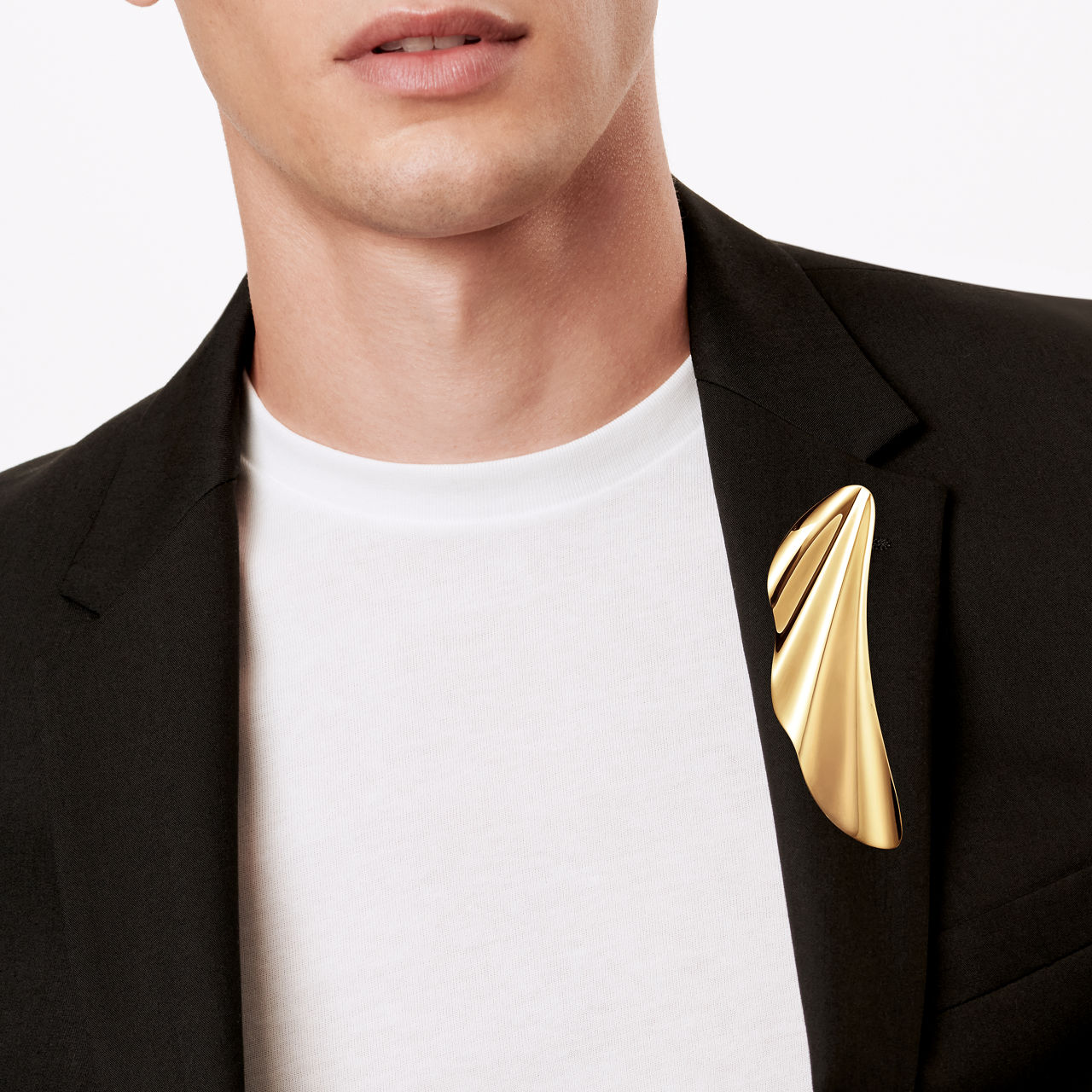 Elsa Peretti®:Broche High Tide en or jaune 18 carats numéro dimage {1}