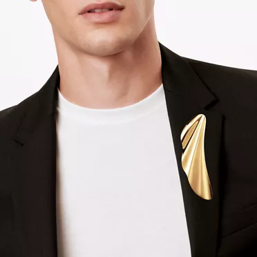 Elsa Peretti®:Broche High Tide de oro amarillo, 2