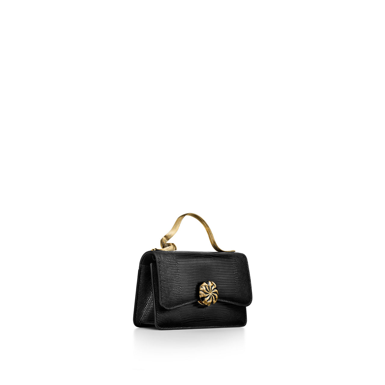 Jean Schlumberger by Tiffany:Ribbons Top Handle Bag in Lizard Leather image number 2