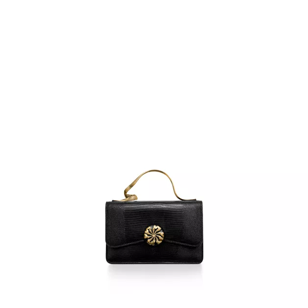 Jean Schlumberger by Tiffany:Ribbons Top Handle Bag in Lizard Leather image number 0