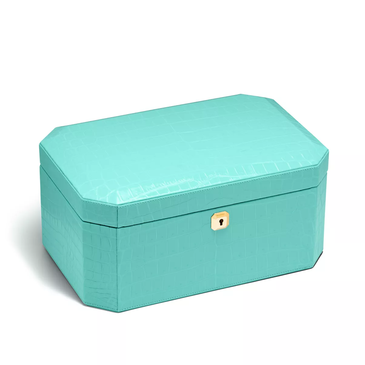 Extra Large Jewelry Box in Tiffany Blue&reg; Alligator