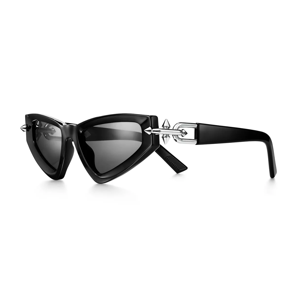 DOWNTOWN Sunglasses in Black Acetate
