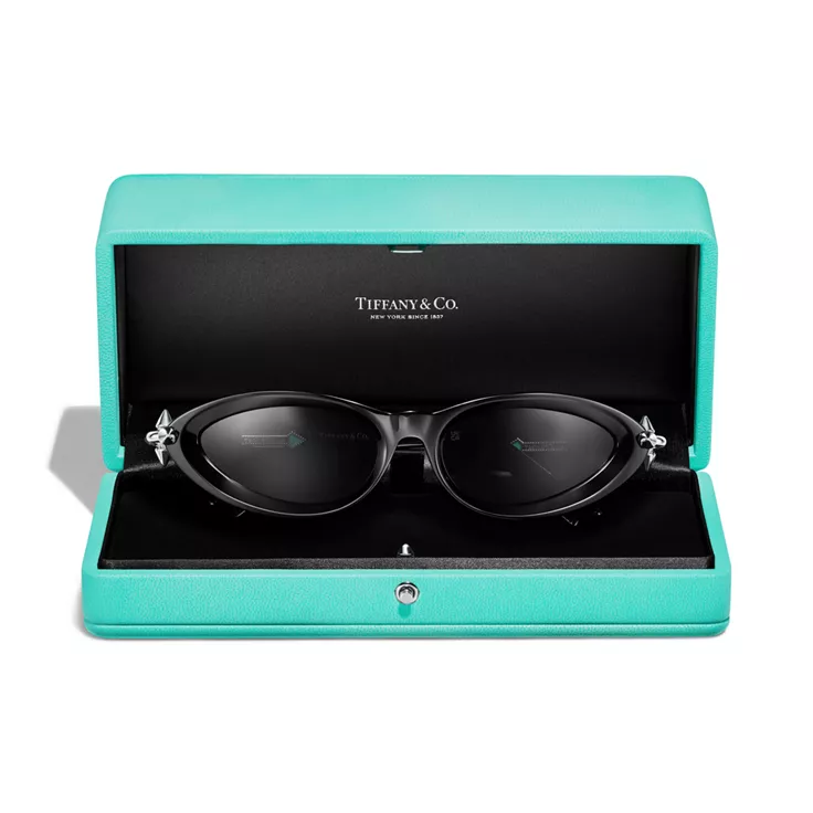 Tiffany Titan by Pharrell Williams:PUNK Sunglasses in Black Acetate, 4