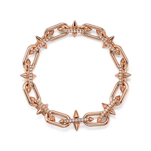 Bracelet in Rose Gold with Diamonds