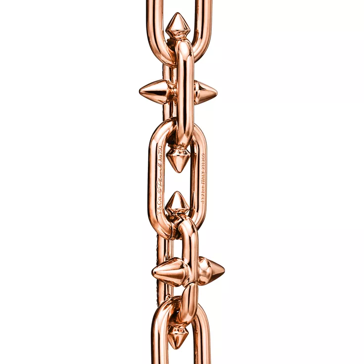 Tiffany Titan by Pharrell Williams:Necklace in Rose Gold with Diamonds, 5