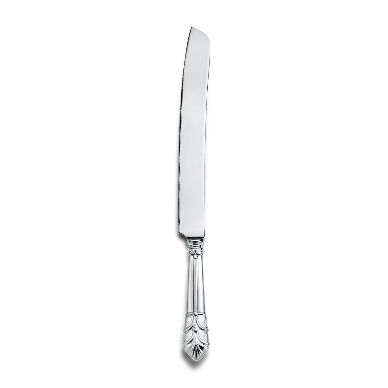 Cake Knife in Sterling Silver and Stainless Steel