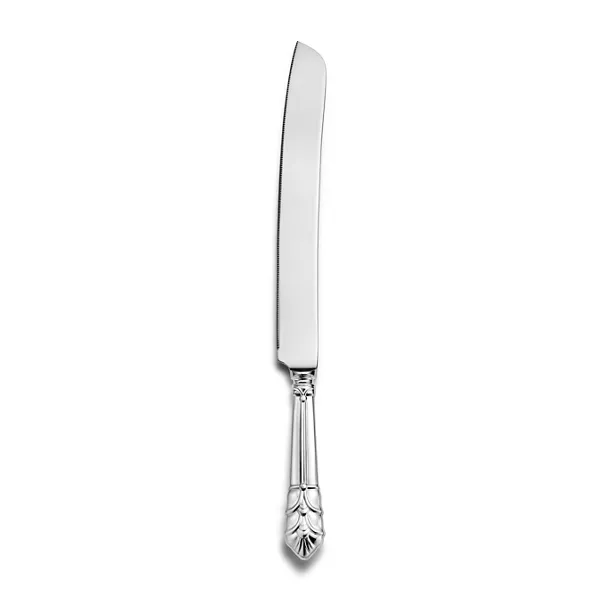 Cake Knife in Sterling Silver and Stainless Steel