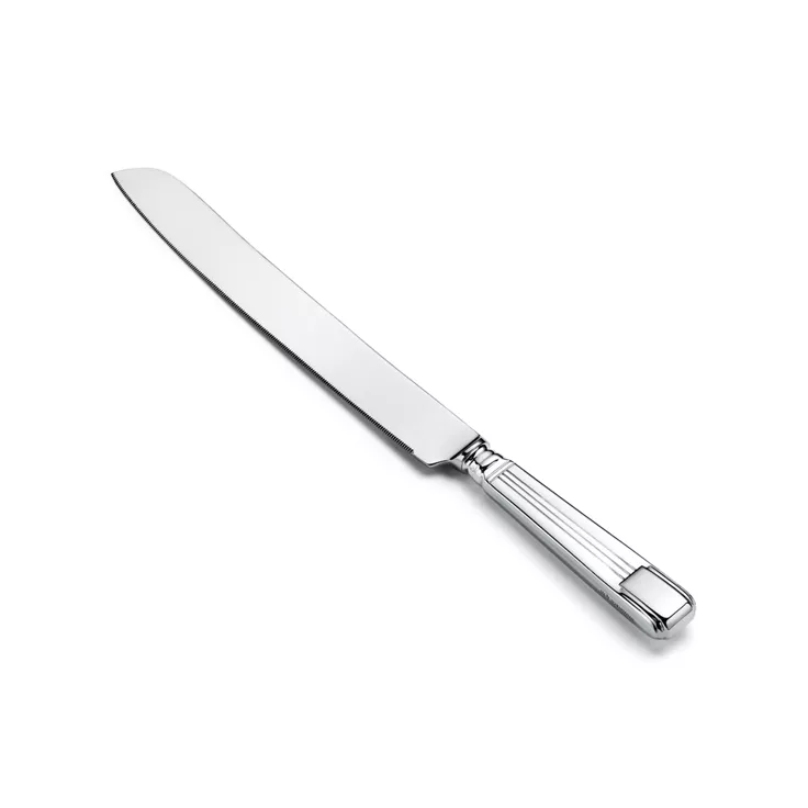 Century:Cake Knife in Sterling Silver and Stainless Steel, 1
