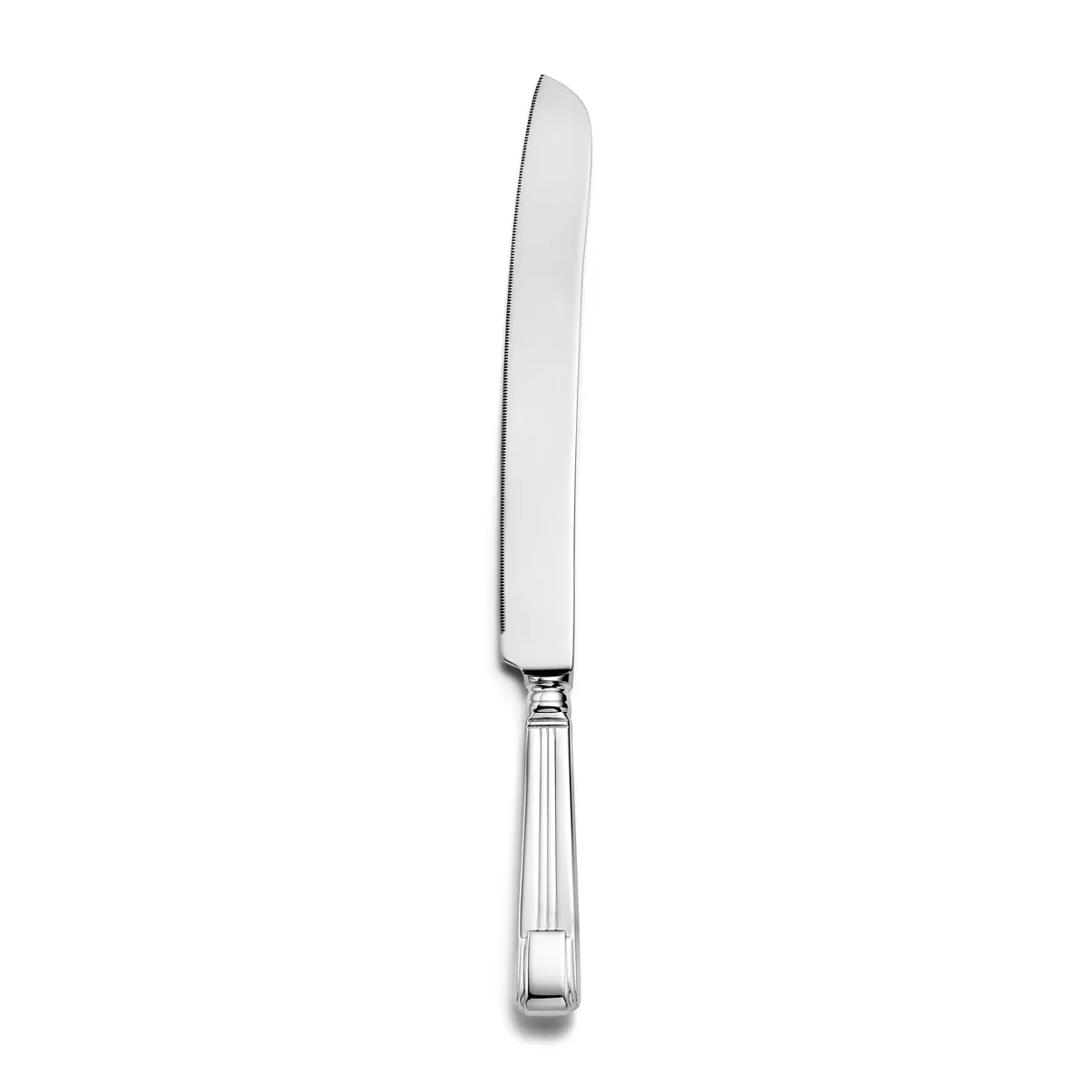 Cake Knife in Sterling Silver and Stainless Steel