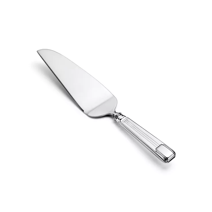 Century:Cake Server in Sterling Silver and Stainless Steel, 1