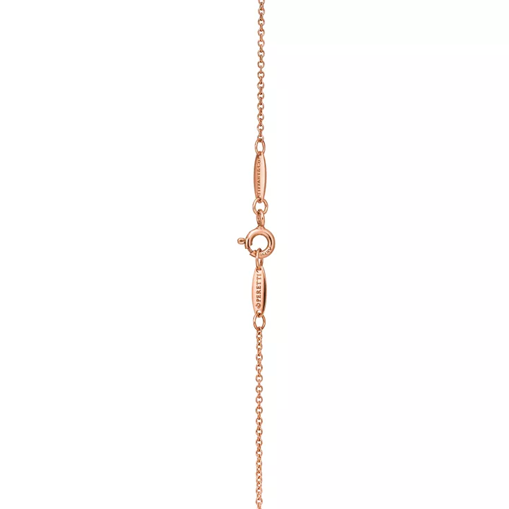 Elsa Peretti&reg;:Diamonds by the Yard&reg; Open Heart Pendant in Gold with Diamonds, 4