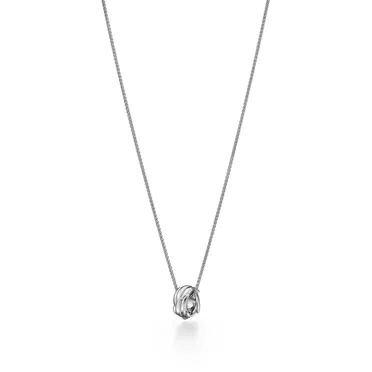 Bird on a Rock by Tiffany:Wings Rolo Pendant in Platinum with Diamonds, 2