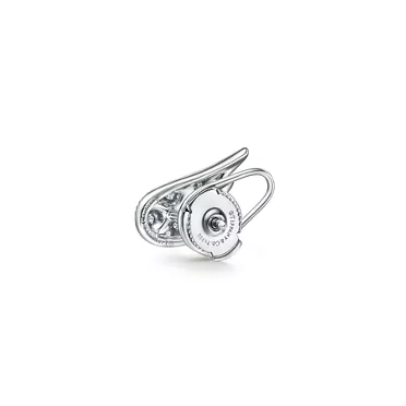 Bird on a Rock by Tiffany:Wings Drop Earrings in Platinum with Diamonds, 7