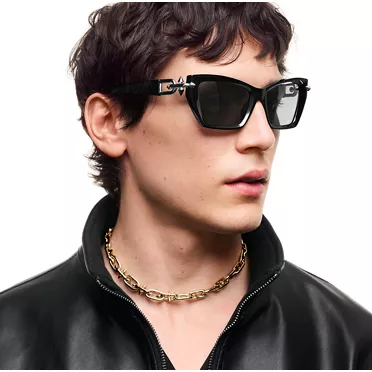 Tiffany Titan by Pharrell Williams:SPEAKER Sunglasses in Black Acetate, 2