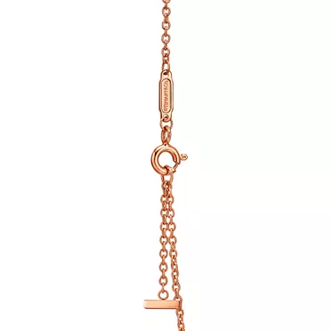 Tiffany T:Smile Small Bracelet in Rose Gold with Diamonds, 3