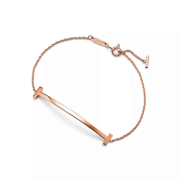Pulsera Smile mediana de oro rosa