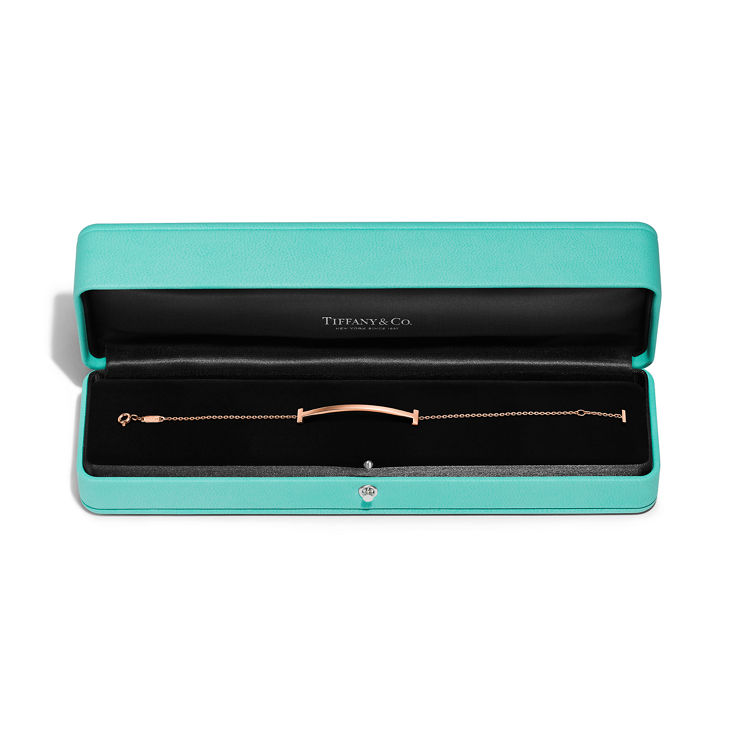 Bracciale Smile in oro rosa, medio. Collezione T by Tiffany numero immagine 4