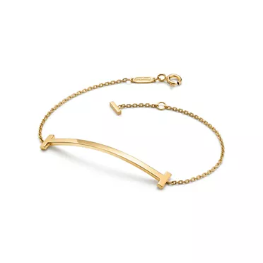 Tiffany T:Smile Medium Bracelet in Yellow Gold, 2
