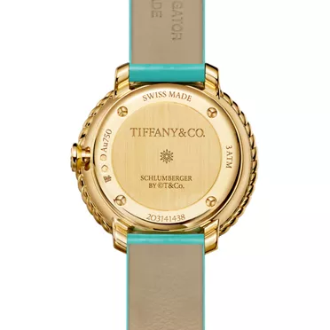 Tiffany Rope:Uhr in Gelbgold mit Diamanten, 2