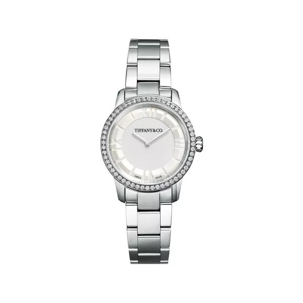 Collezione Atlas&reg;:Orologio in acciaio inossidabile con diamanti, 29&nbsp;mm