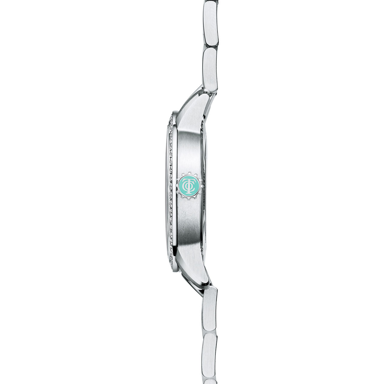 Atlas®:Montre 29 mm en acier inoxydable et diamants numéro dimage {1}