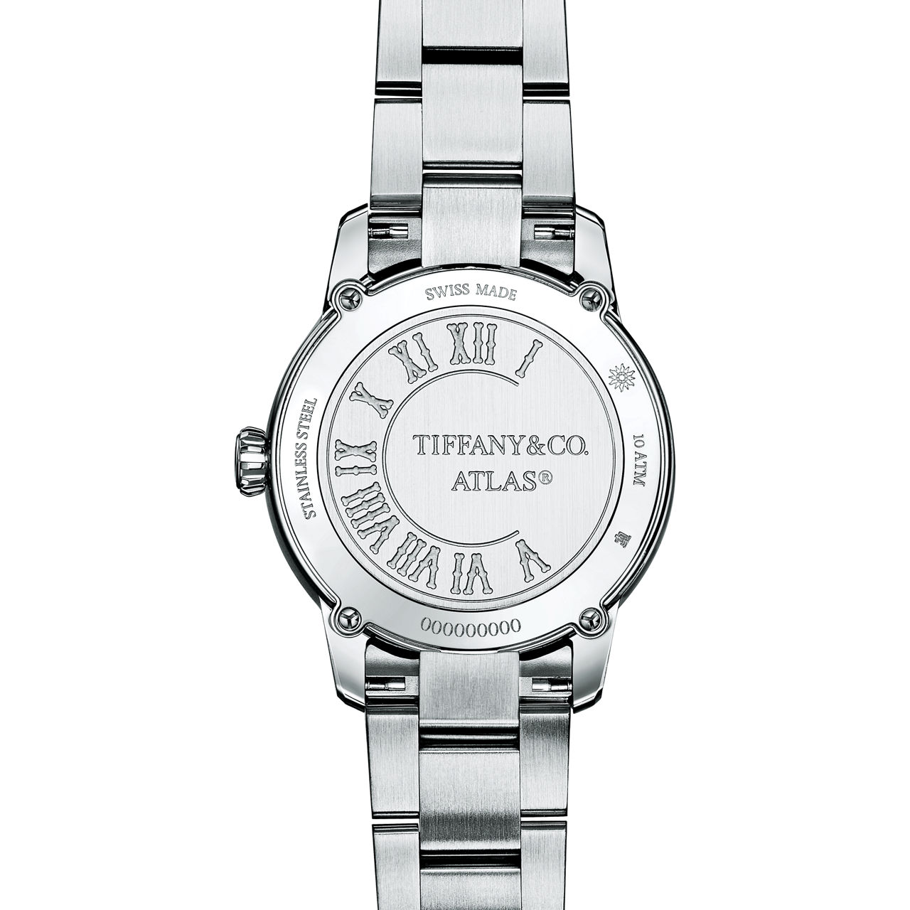 Atlas®:Montre 29 mm en acier inoxydable et diamants numéro dimage {1}