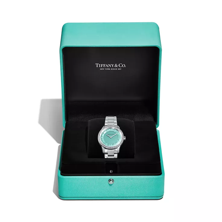 Atlas®:29 mm Watch in Stainless Steel with Diamonds, 4
