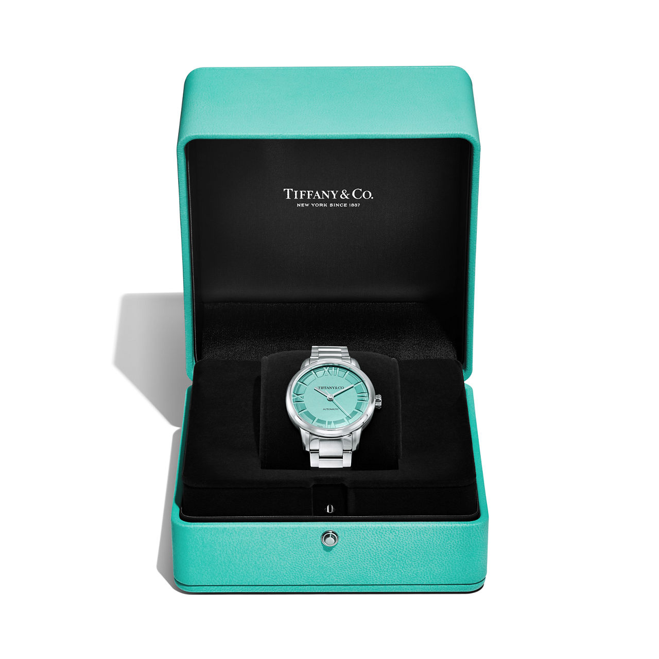 Atlas®:34 mm Automatic Watch in Stainless Steel | Tiffany & Co. US
