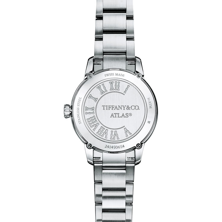 Atlas®:Montre automatique 34 mm en acier inoxydable et diamants numéro dimage {1}