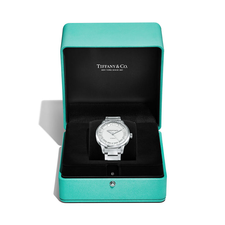 Atlas®:38 mm Automatic Watch in Stainless Steel image number 4