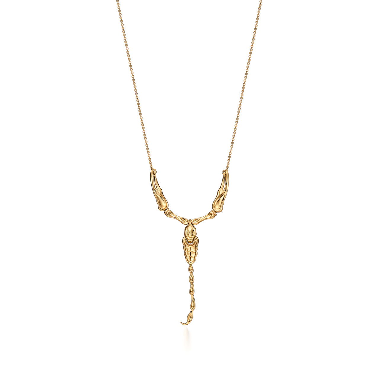 Elsa Peretti®:Scorpion Pendant in Yellow Gold | Tiffany & Co. US