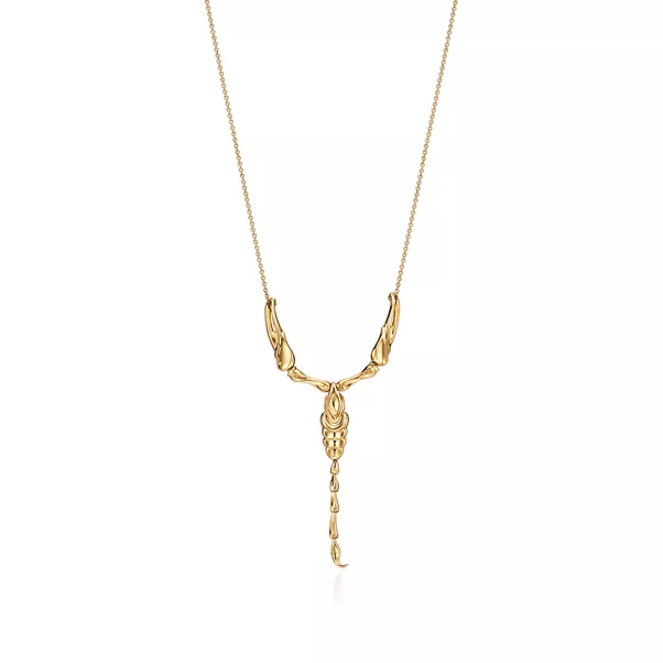 Scorpion Pendant in Yellow Gold