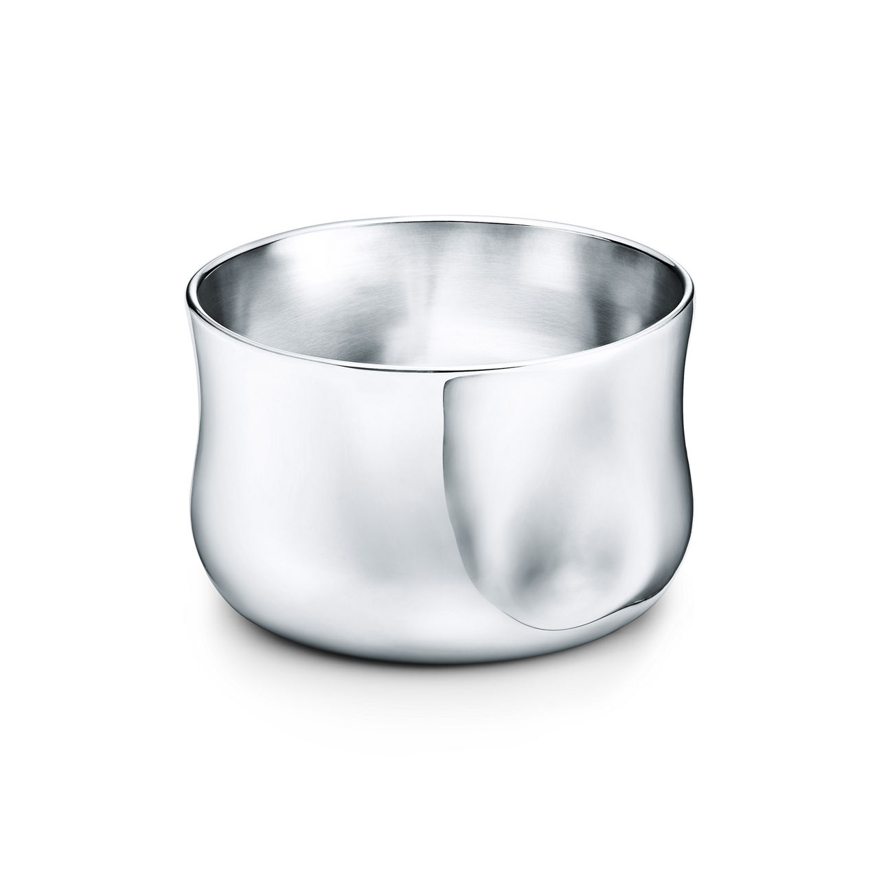 Thumbprint Bottle Coaster in Sterling Silver