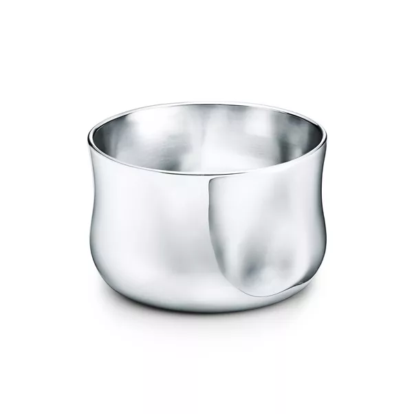 Thumbprint Bottle Coaster in Sterling Silver